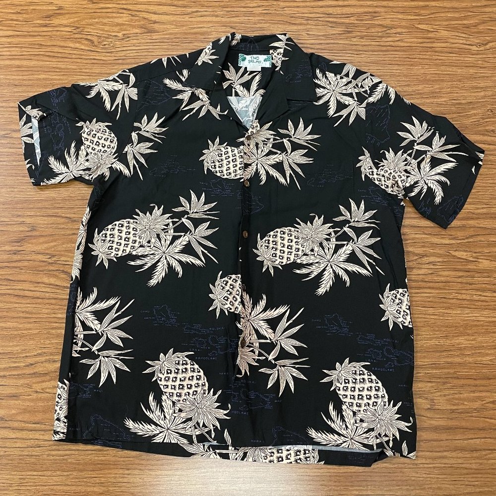 Hawaiian Men's Button Shirt (Hawaii Authentic), Size M